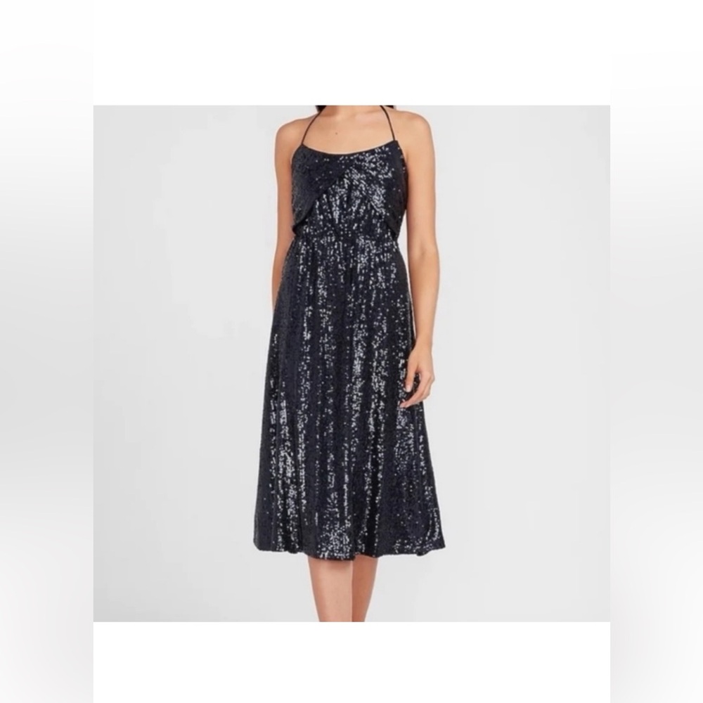 Navy sequin dress!